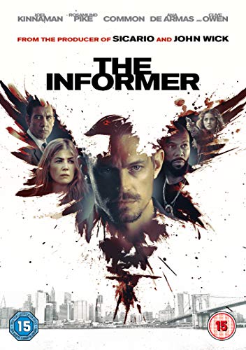 DVD cover for "The Informer" featuring a man’s face and cast portraits.