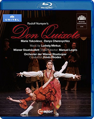 Blue-ray case with ballet dancers on the cover, featuring "Don Quixote" in red text.