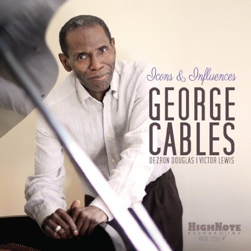 Portrait of jazz pianist George Cables, album cover for "Icons & Influences".