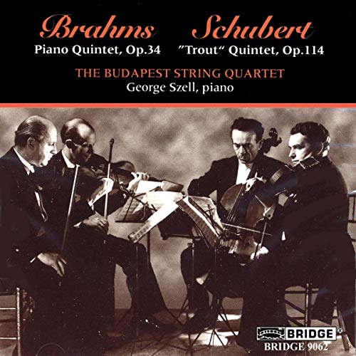 CD cover featuring a black and white photo of the Budapest String Quartet.