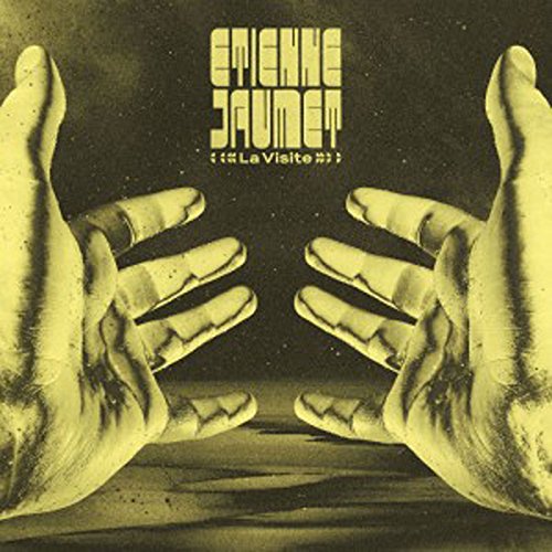 Yellow-toned album cover with two hands reaching towards each other against a dark background.