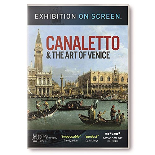 DVD cover featuring Canaletto's painting of Venice with gondolas and historic buildings.
