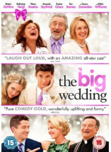 DVD cover for The Big Wedding featuring a collage of the film's ensemble cast.