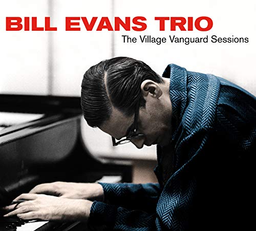 CD cover featuring pianist Bill Evans in a blue jacket.
