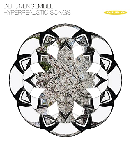 CD cover with a mirrored, kaleidoscopic image and text details.