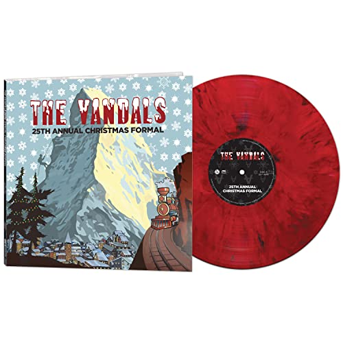 Vinyl record of The Vandals’ “25th Annual Christmas Formal” album.