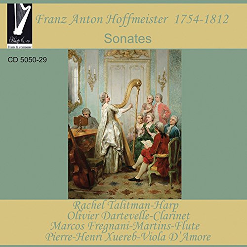 CD cover featuring a 18th-century painting of a woman playing a harp.