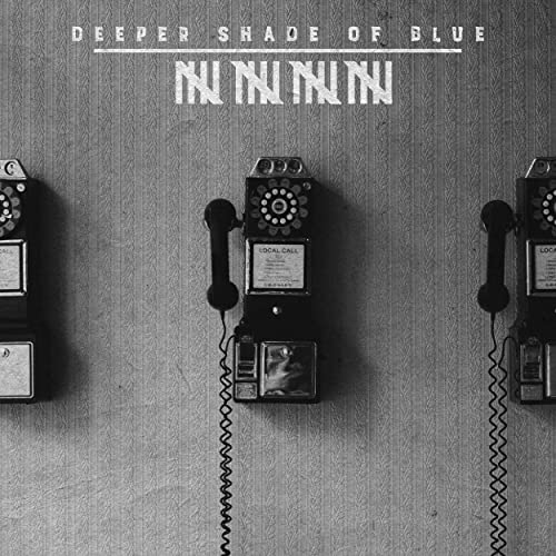 CD cover: black and white image of vintage wall-mounted telephones.