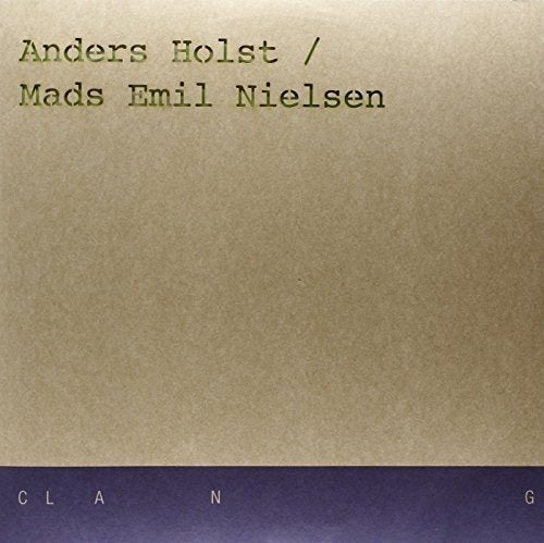 Vinyl record cover with text "Anders Holst / Mads Emil Nielsen" in green.
