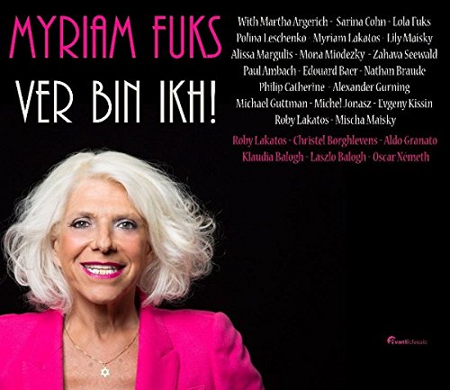 CD cover with a smiling woman in a pink blazer on a black background.