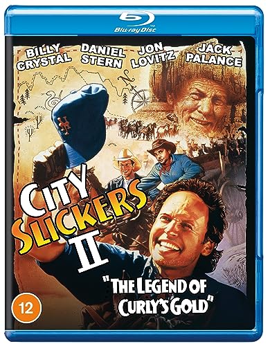 Blu-ray cover art for City Slickers II featuring Billy Crystal and a western theme.