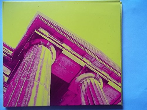 CD cover with a bright yellow and pink architectural image.
