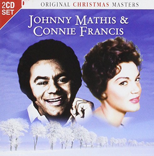 CD cover featuring Johnny Mathis and Connie Francis with winter scenery.