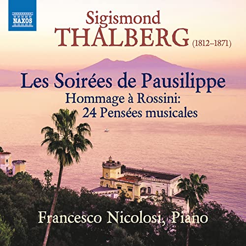 CD cover featuring a coastal landscape and composer Sigismond Thalberg’s name.