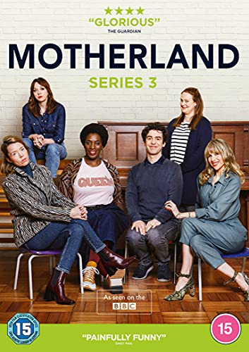 DVD cover for "Motherland Series 3" featuring a group of people.