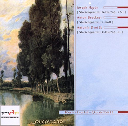 "CD cover featuring a serene landscape painting and classical music composition details."