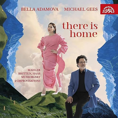 CD cover featuring Bella Adamova and Michael Gees against a landscape.