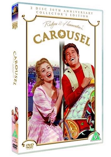 Carousel DVD cover featuring actors Gordon MacRae and Shirley Jones.