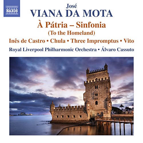 "Album cover featuring a medieval tower on a body of water."