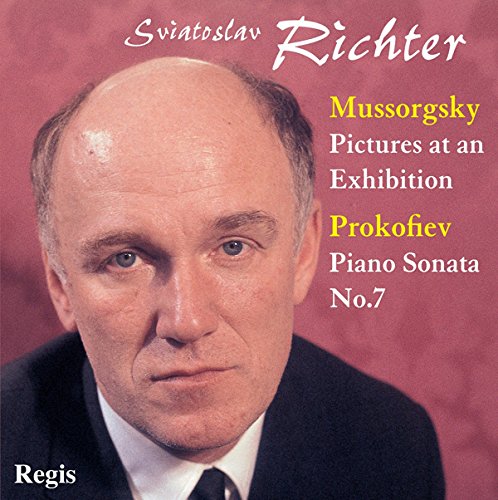 CD cover featuring a portrait of pianist Sviatoslav Richter.