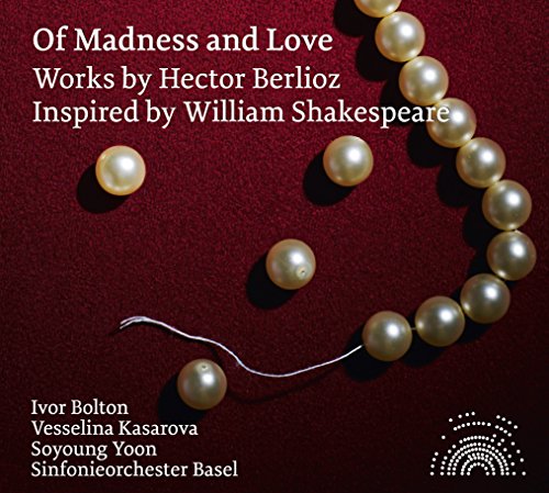 CD cover for Berlioz’s “Of Madness and Love” featuring scattered pearls.