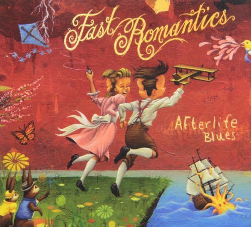 CD cover: children dancing with kites, ship, and fantastical creatures.