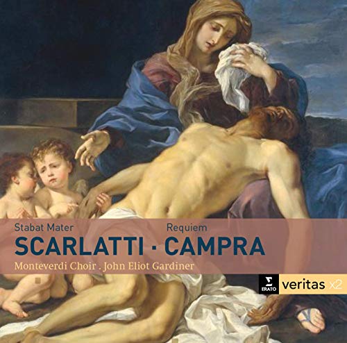 "CD cover featuring a Renaissance painting of the Pietà with text overlay."