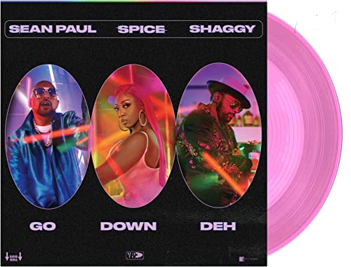 Vinyl record with album cover featuring Spice, Shaggy, and Sean Paul.