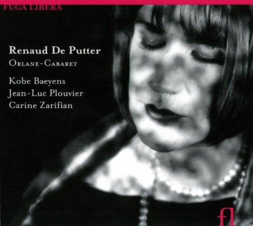 Black and white CD cover featuring a woman with pearl necklace and bangs.