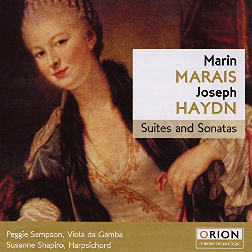 A classical CD cover featuring a 18th-century woman portrait with text overlays.