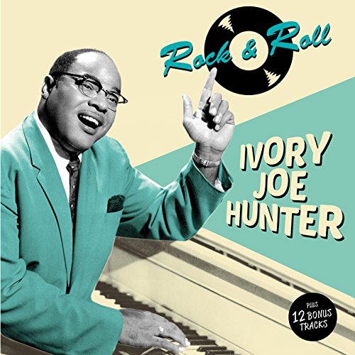 Ivory Joe Hunter album cover featuring a portrait and record graphic.
