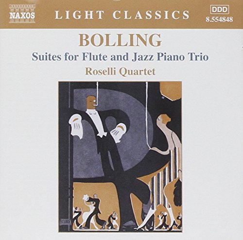 CD cover for “Suites for Flute and Jazz Piano Trio” by Roselli Quartet.