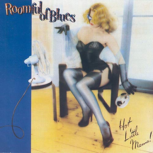 CD cover: woman in lingerie seated on a chair, vintage style.