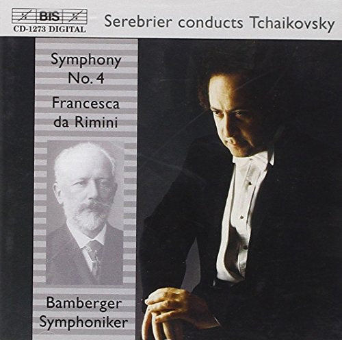 CD cover featuring portraits of conductors Bamberg and Serebrier.