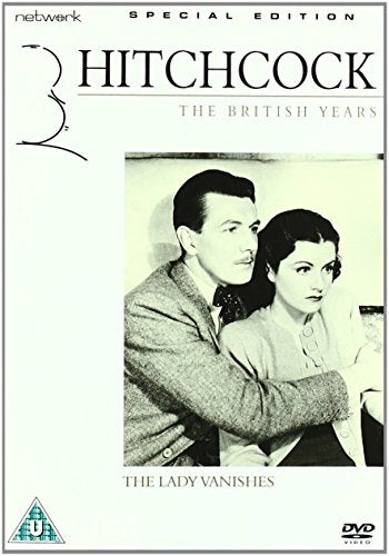 DVD cover for "The Lady Vanishes" featuring a man and woman.