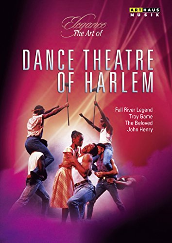Dance Theatre of Harlem performers in a dynamic stage pose, DVD cover.