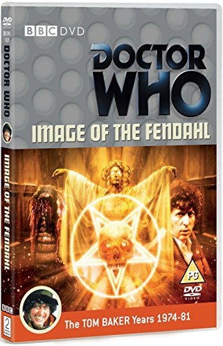 "DVD case for 'Doctor Who: Image of the Fendahl' with eerie cover art."