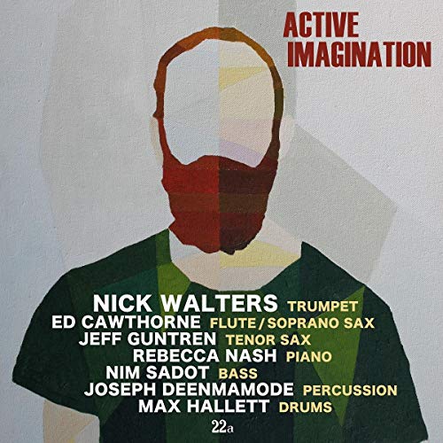Album cover with bearded man and musician names listed below his image.