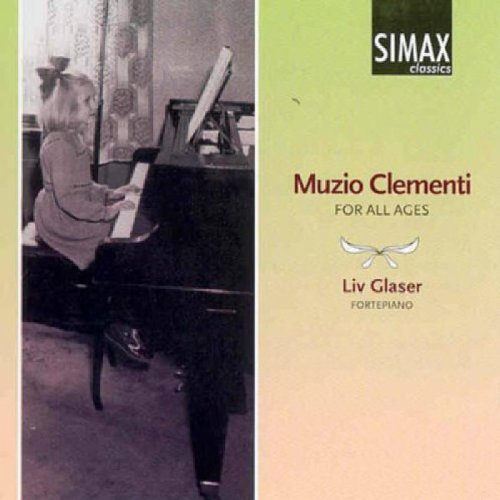 CD cover with a child playing piano, green gradient background, and white text.