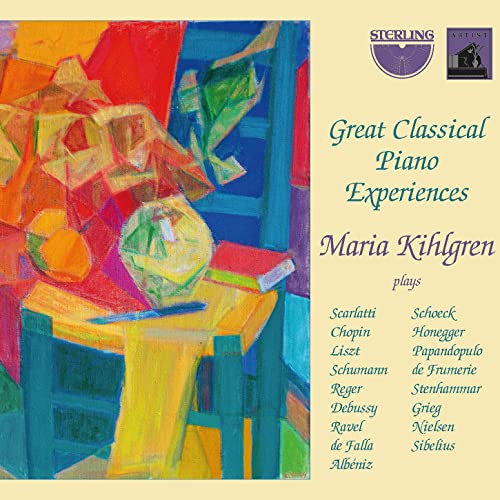 CD cover featuring a still life painting and composer names.