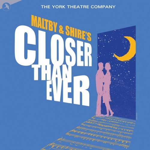 “Closer Than Ever” CD cover with blue background, couple, and musical notes.
