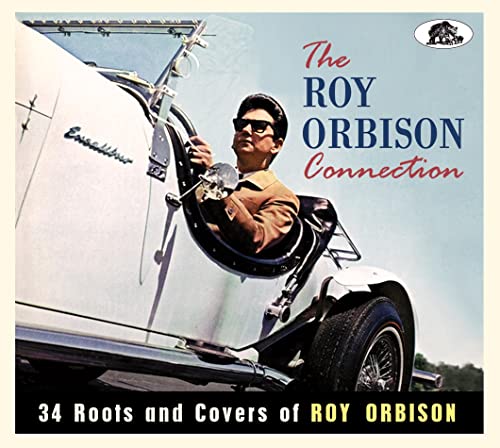 CD cover featuring Roy Orbison leaning on a classic white car.