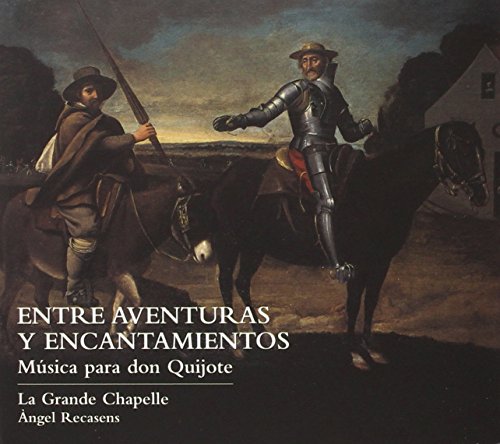 "CD cover featuring a painting of two men on horseback, one in armor."