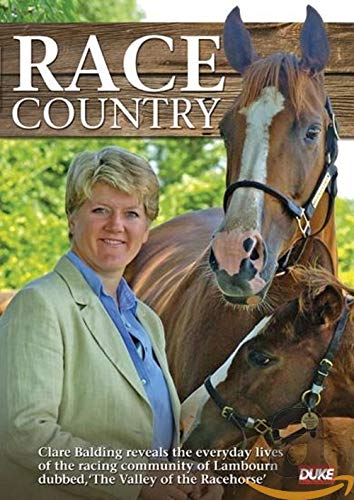 DVD cover featuring a woman and two racehorses in a rural setting.