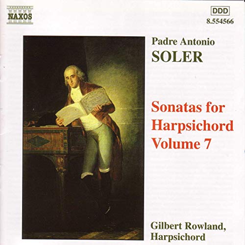 CD cover: portrait of a man with sheet music at a harpsichord.