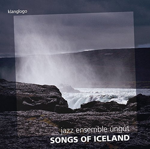 "CD cover with a waterfall scene and 'Songs of Iceland' text."