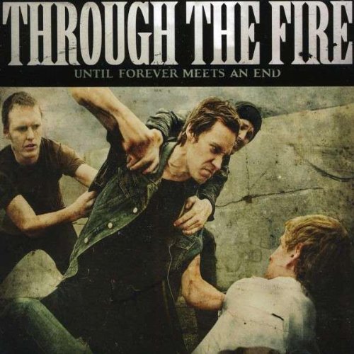 CD cover: men struggling, distressed expressions, dark and gritty aesthetic.