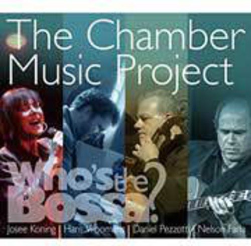 "CD cover with four musicians and 'The Chamber Music Project' title."