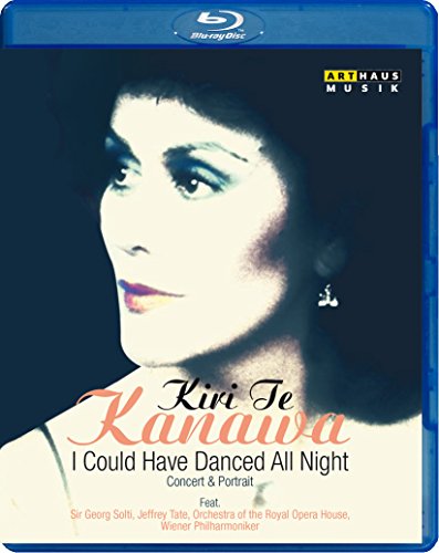 Blue-ray disc cover featuring Kiri Te Kanawa's portrait with title and artist information.