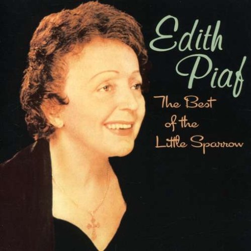 Portrait of Edith Piaf, a smiling woman with short, curly brown hair.